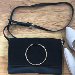 Aldo black crossbody purse